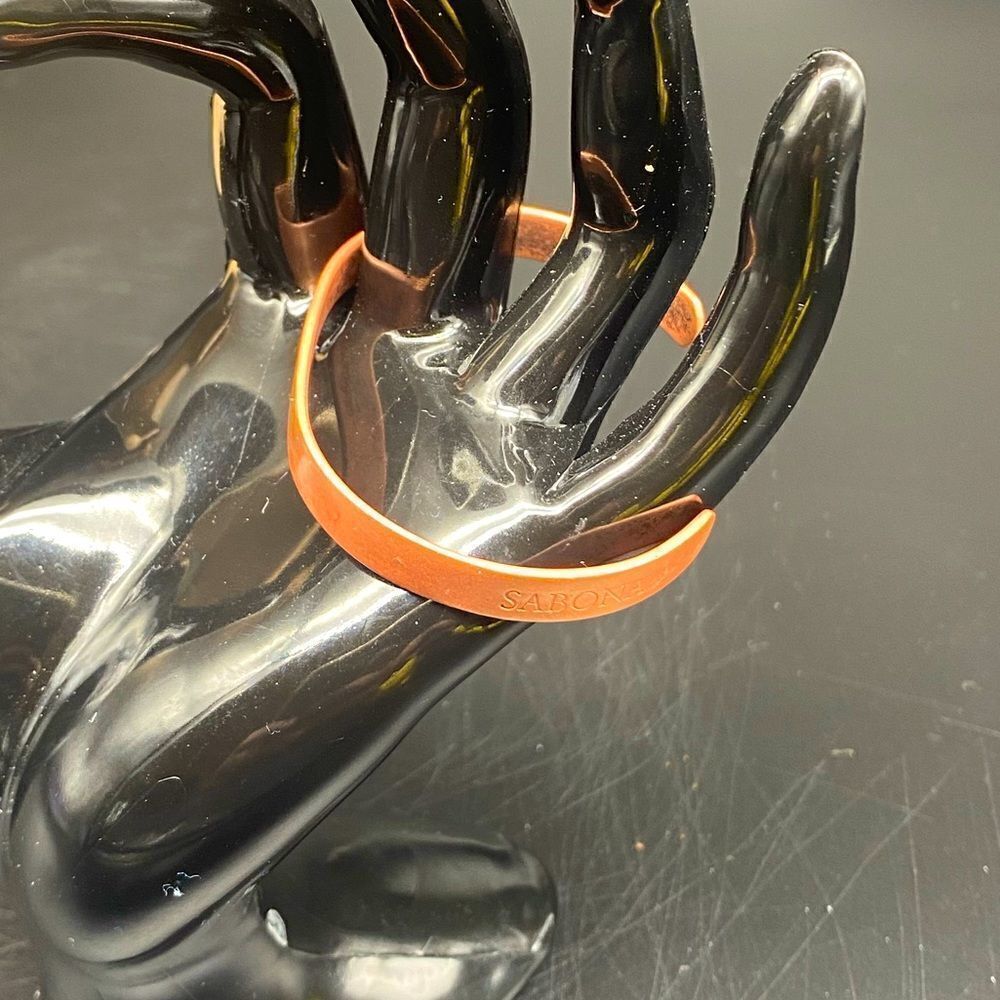Small ladies or young ladies copper bracelet by Sabona London.